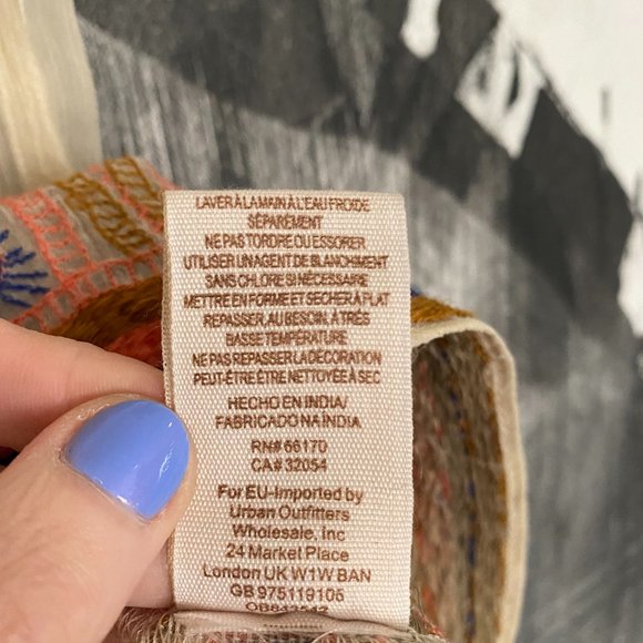 Free People | All Your Feelings | Sheer Blouse | Embroidered | XS - Picture 10 of 10